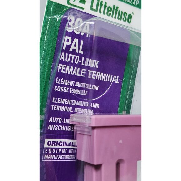 Adv Littelfuse 30A PAL Auto-Link Female Terminal Fuse OEM PAL030BP 0PAL030.XP - Picture 4 of 8